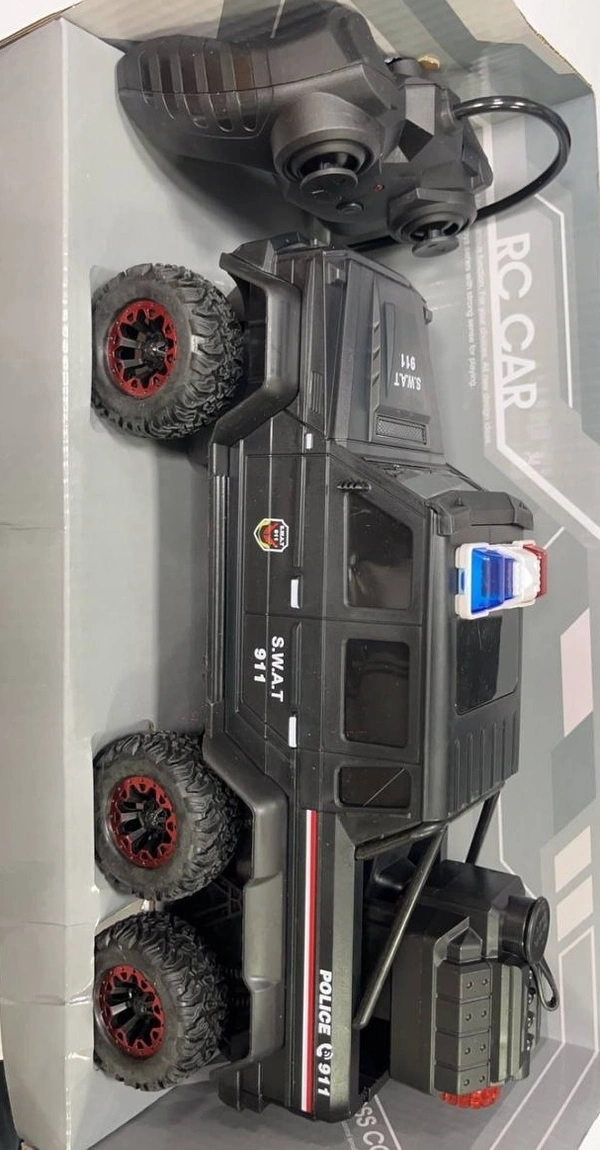 Police Car Remote Control Series | Cool Lights, Spray Effect, Off-Road Tires