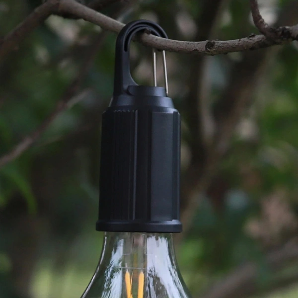 LED Camping Light Type-C USB Rechargeable Waterproof 400mAh 100LM Tent Light with Hook 3 Modes Outdoor Lighting Blub