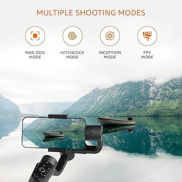 F10 Pro 3-axis Handheld Gimbal with Face Tracking Filter Mode for Travel Vlog