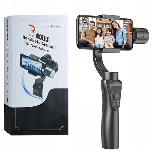 3-Axis Handheld Gimbal Stabilizer for Smartphones & Gopro with Face & Object Tracking Motion, Various Time Lapse Features