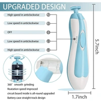 Baby Nail Trimmer New Born with Lights | Electric Baby Nail Cutter 0-6 Months with Multiple Filer Heads Adjustment | New Born Baby Products