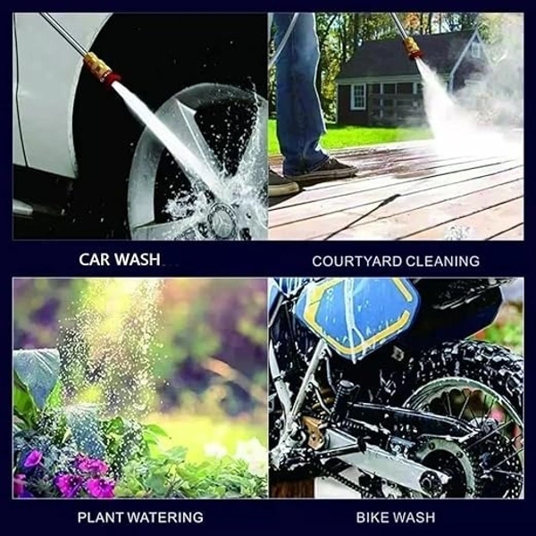Cordless High-Pressure Car Washer Gun | Portable Pressure Cleaner for Car, Bike, Home & Garden