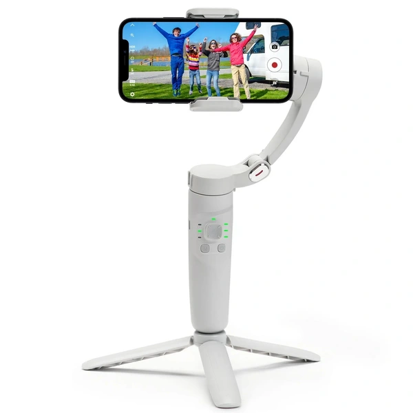M1 3-AXIS Merak One Original Gimbal | Advanced Gyroscope | Shake-Free Footage | Real Time Charging | Manunt Zooming, Time-Lapse, Honzontal & Portait Mode | Ideal for Vlogging & Travel