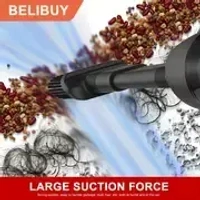 Portable cordless handheld vacuum cleaner, cyclonic aspirated car vacuum cleaner, combined blow and suction, rechargeable powerful car/office/home vacuum cleaner - 1