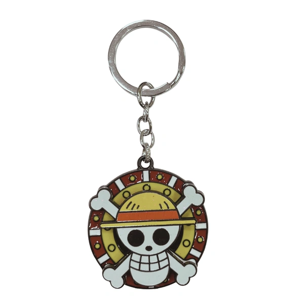 One Piece - Zinc Alloy Rotating Keychain – Stylish 360° Spinner Key Ring for Car, Bike & Home Keys