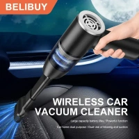 Portable cordless handheld vacuum cleaner, cyclonic aspirated car vacuum cleaner, combined blow and suction, rechargeable powerful car/office/home vacuum cleaner - 1