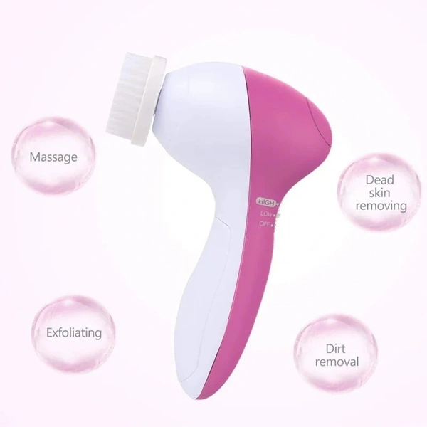 5 in 1 silicone cleanser, Deep Cleanser, pore cleanser, facial massage, skin care, waterproof makeup brush