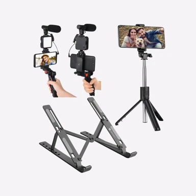 Laptop Stand & Selfie Stick