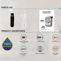 DL-9231 Perfect Mini Portable Shaver | Compact Rechargeable Electric Shaver