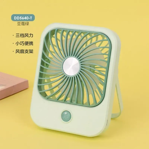 UN1QUE Portable Clip on Fan Battery Operated, Powerful USB Table Fan, Rechargeable Fan, USB Air Cooler, USB Air Freshener