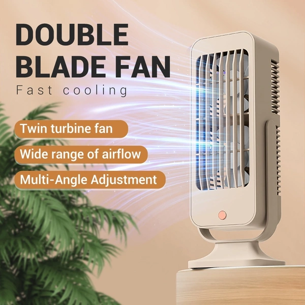 Portable Fan with 3-Speed Settings – Low Noise, Durable & Efficient