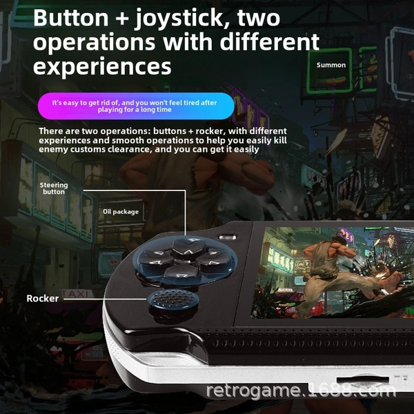 X6 Handheld Game Console – 21,600 Built-in Games, 8GB Storage, Portable Retro Gaming Device