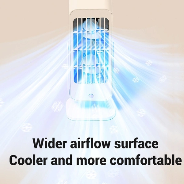 Portable Fan with 3-Speed Settings – Low Noise, Durable & Efficient