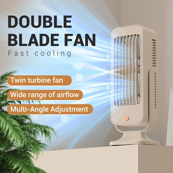 Portable Fan with 3-Speed Settings – Low Noise, Durable & Efficient