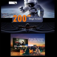 Mini Led Projector Wifi Wireless Mirror Phone Miracast 1080P LCD Video Movie Party Projector T5 Smart Version