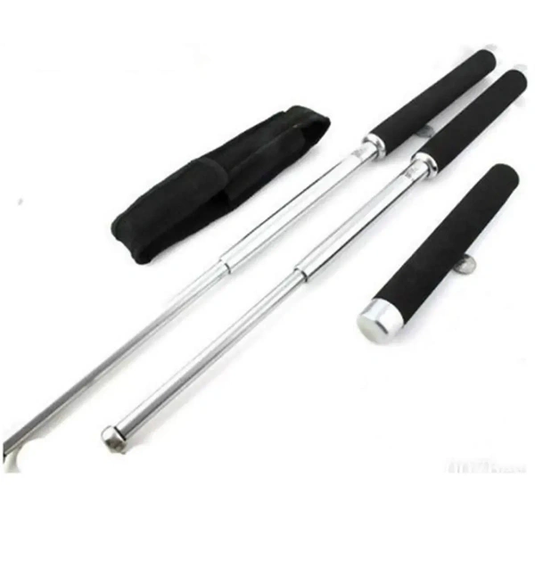 Multifunction Collapsible Stainless Steel Safety Stick – Portable Self‑Defence & Survival Tool