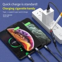 4-in-1 Cigarette Lighter Multi USB Braided Universal Cable | 5A Super Fast Charging