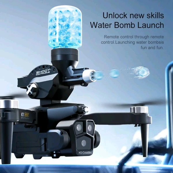 K11 Max Drone with Water Bombs Professional Aerial Photography Aircraft 8K Triple Camera Obstacle Avoidance Foldable Quadcopter