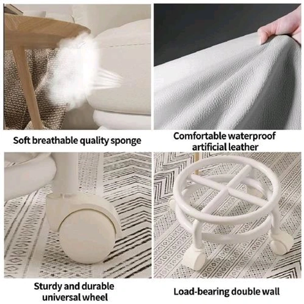 360° Rotatable Transparent Chair | Small Space-Saving Chair for Adults & Kids