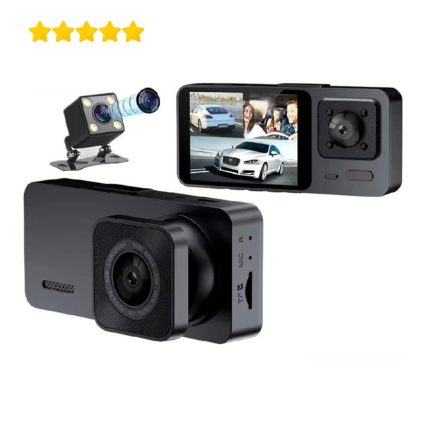 S-10 | Full HD Car DVR Dash Cam | Night Vision, G-Sensor, Loop Recording & Parking Mode | Black Box Car Camera