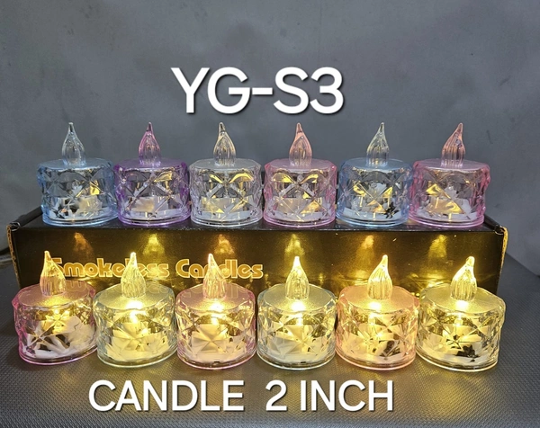 YG-S3 Smokeless Cadles CANDLE 2 INCH (1 QTY)