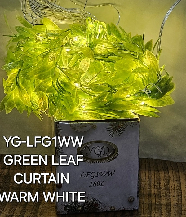 YG-LFG1WW YGD GREEN LEAF CURTAIN WARM WHITE AFG1WW 180LED