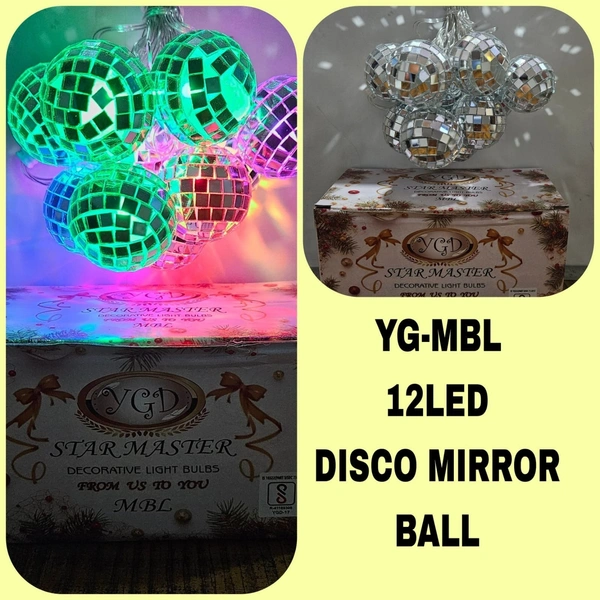 YG-MBL 12LED DISCO MIRROR BALL