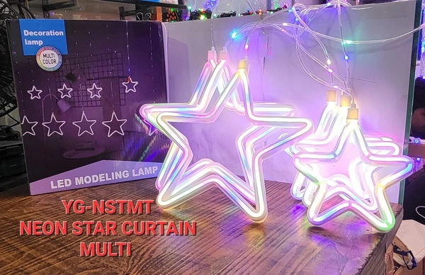  YG-NSTMT NEON STAR CURTAIN MULTI Decoration lamp MULTI COLOR LED MODELING LAMP