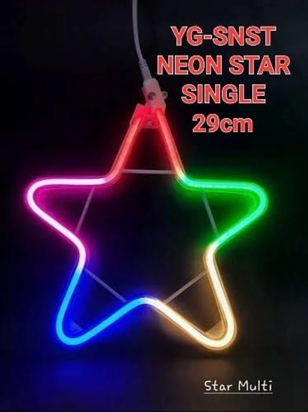 YG-SNST NEON STAR SINGLE 29cm Star Multi