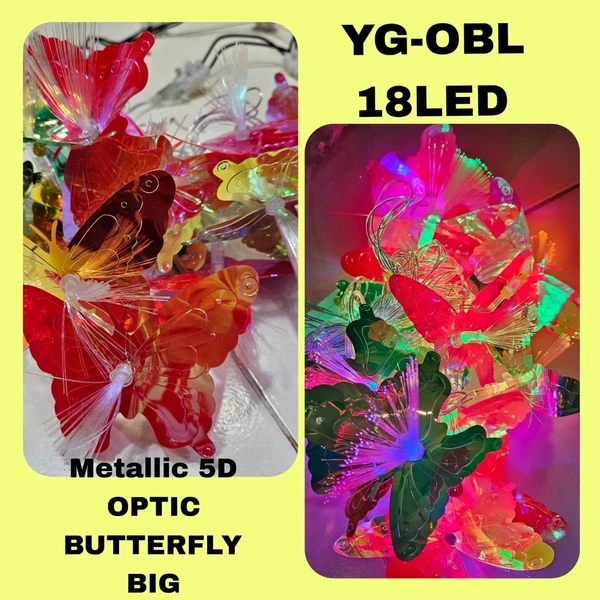 YG-OBL Metallic 5D OPTIC BUTTERFLY BIG 18LED 