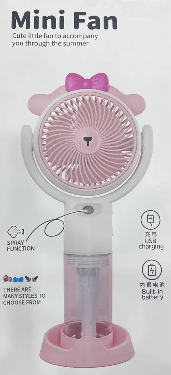 Portable Mini Fan Mist Cooler Cooling Spray