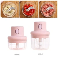 Electric Vegetable Cutter Slicer Food Chopper Mini Garlic Press Crusher Durable Meat Grinder Kitchen Accessories Gadgets