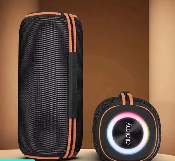 Aibimy MY-292BTS Wireless Bluetooth Speaker with 120W Stereo, RGB Lighting, IPX6 Waterproof, TWS, and Long Battery Endurance