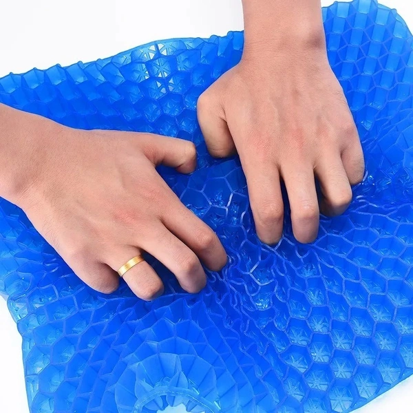 TPE Gel Cushion Honeycomb Egg Cushion Double Square Office Breathable Chair Cushion Ice Cushion Car Seat Cushion