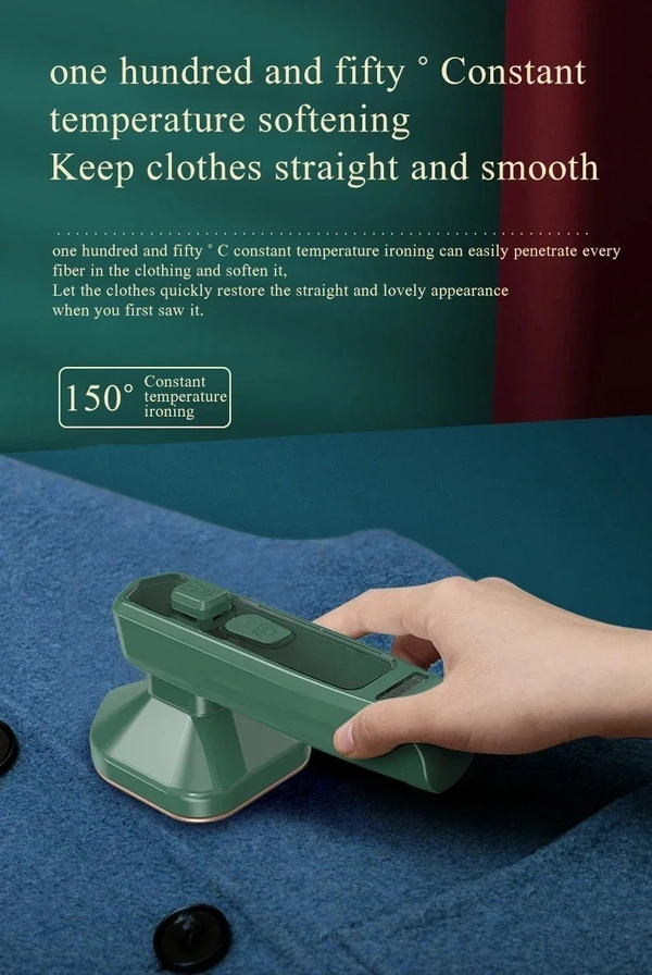 Mini Electric Dry Iron Machine With Spray Water Portable Fast Heat Clothes Handheld Garment Steamer For Home Dormitory Travel