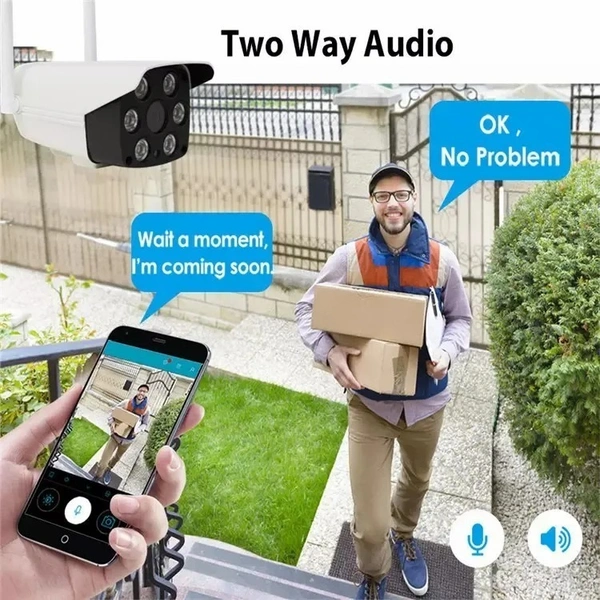 2MP 1080P V380/Yoosee APP Full Color Motion Detection WIFI IP Camera AI Humanoid Home Security CCTV Intercom Baby Monitor