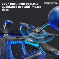 W3 Max Drone with Intelligent Obstacle Avoidance, EIS HD Camera, Brushless Motor, and 360° Rolling