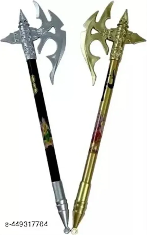 Naruto Axe Design Pen – Golden & Silver for Anime Lovers | 1PCS