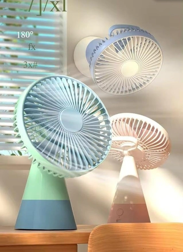 Rechargeable Windmoll Fan with Long Battery Life – Perfect for Summer
