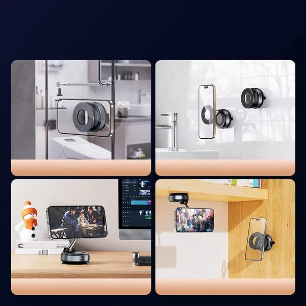 2025 Magnetic Phone Holder – 360° Adjustable Magnetic Car & Desk Mount