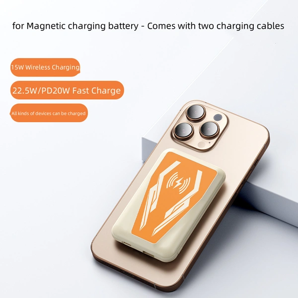 2025 Magnetic Wireless Power Bank 10000mAh – Fast Charging with PD 22.5W Support