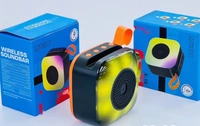 OK-444 Portable Party Speaker with RGB Lights, Wireless BT, Mic Input & Powerful Bass | 1Pcs