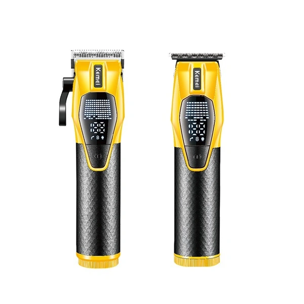 2025 KM‑8561 Pro Cordless Hair Clipper & Trimmer – 2500 mAh Long‑Life Battery