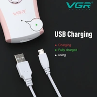 VGR V-705 Epilator for Women – 32 Tweezers System, LED Light, USB Rechargeable