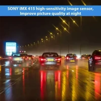 V50 Dual Channel Dash Cam Front & Rear | GPS, 512GB Support, Night Vision, Parking Monitor
