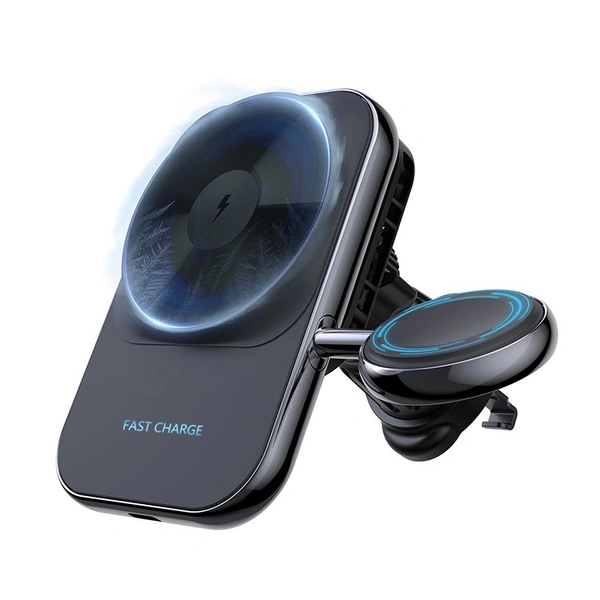 Iwatch Semiconductor Refrigeration Fast Magnetic Phone Holder QI Car Wireless Charger 2 in 1 for Iphone OEM TYPE-C 3W S15 80%