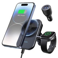 Iwatch Semiconductor Refrigeration Fast Magnetic Phone Holder QI Car Wireless Charger 2 in 1 for Iphone OEM TYPE-C 3W S15 80%