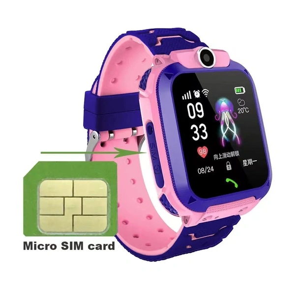 Q12 Waterproof Kids Smart Watch SOS Antil-lostchild smartwatch Baby 2G SIM Card Clock Call Location Tracker Touch watch