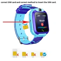Q12 Waterproof Kids Smart Watch SOS Antil-lostchild smartwatch Baby 2G SIM Card Clock Call Location Tracker Touch watch
