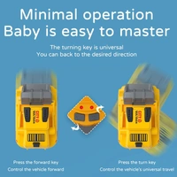 Watch Rc Car Mini Controlled Engineering Car Excavator Bulldozer Mixer Remote Control Car